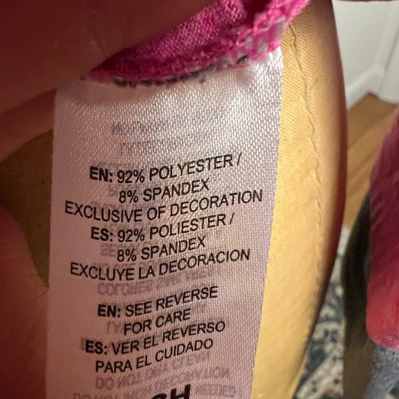 Reebok women’s pink hooded pullover half zip small - Picture 7 of 7